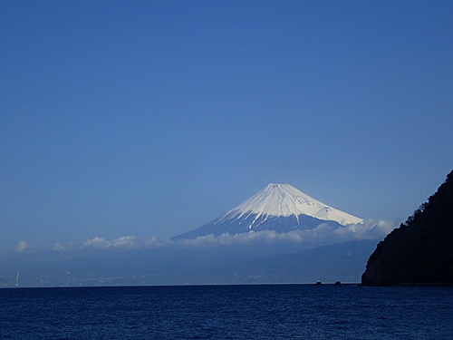 午前中富士山！