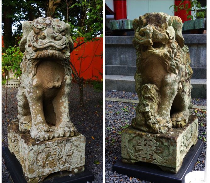 加島神社狛犬２