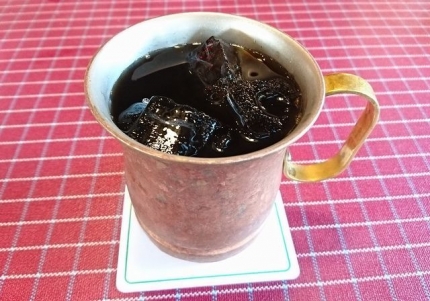 20190104-10-さわやか掛川本店銅カップのアイスコーヒー.JPG